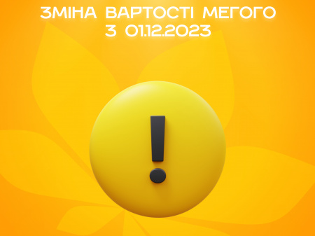 MEGOGO зміна вартості з 01.12.2023